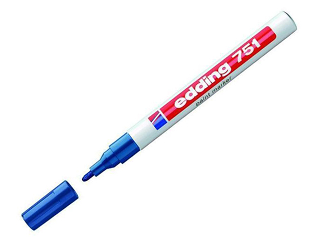

Маркер Edding E-751/3 1-2mm Blue 87777, E-751/3 87777