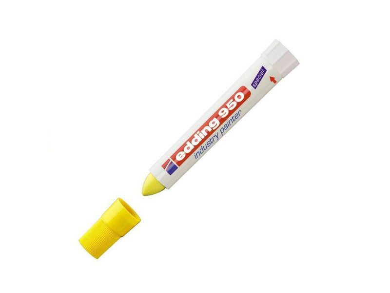 

Маркер Edding E-950/5 10mm Yellow 35725, E-950/5 35725