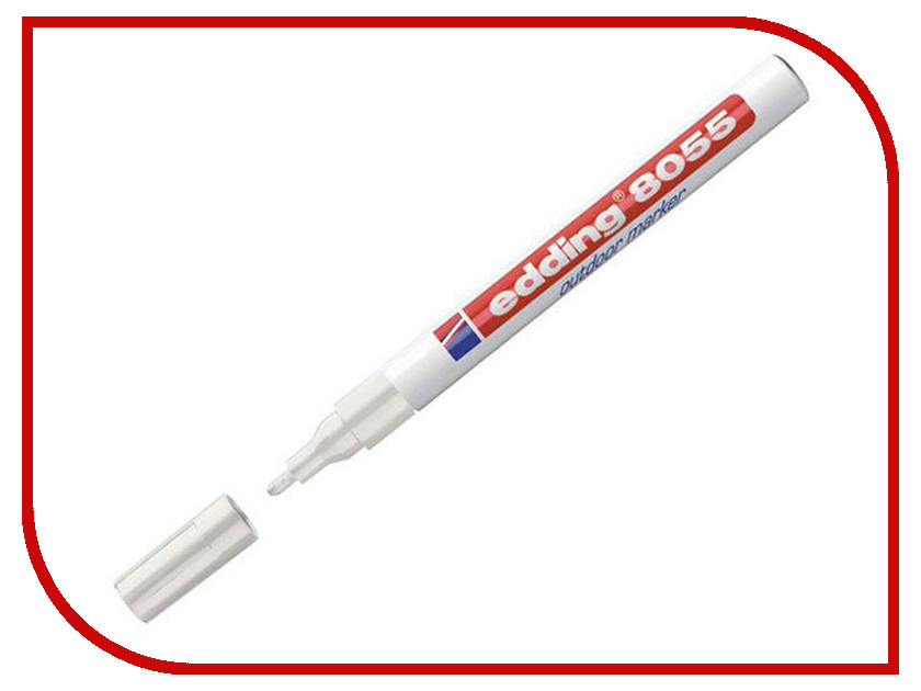 

Маркер Edding E-8055/49 1-2mm White 537646, E-8055/49 537646