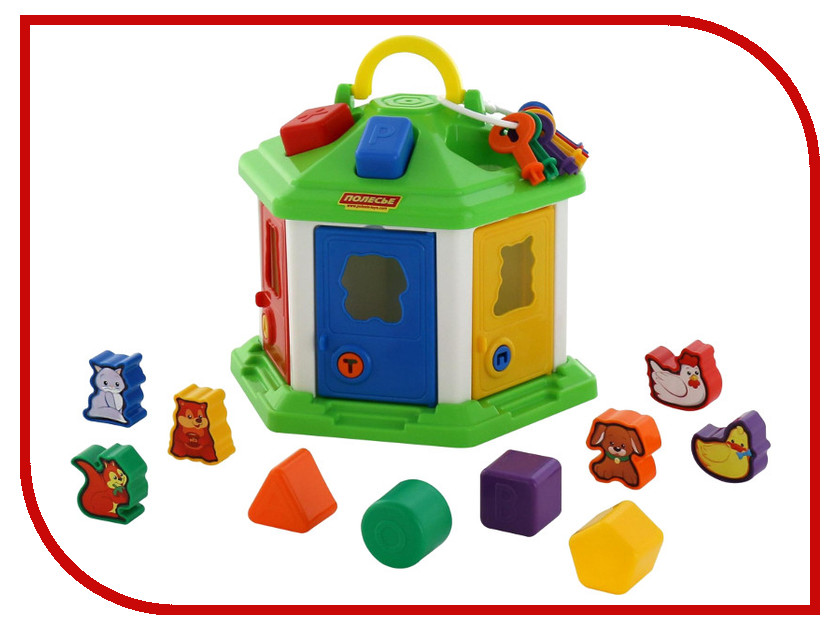 

Сортер Полесье Логический домик №2 62307, 62307