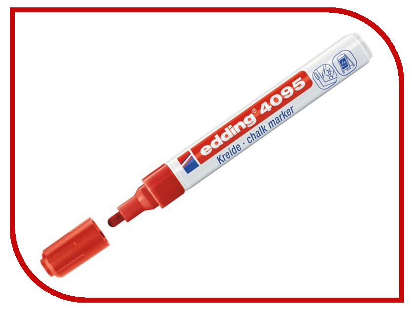 

Маркер Edding E-4095 3mm Red 397282, E-4095 397282