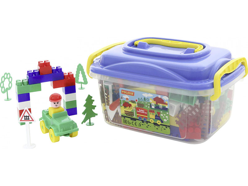 

Конструктор Полесье Строитель 136 дет. 56191, 56191