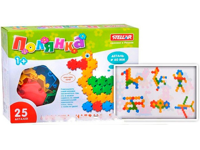 

Настольная игра Stellar Мозаика Полянка Утка 1048, Мозаика Полянка