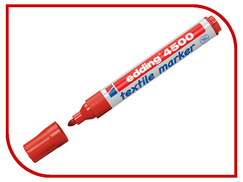 

Маркер Edding E-4500 2-3mm Bright Red 477767, E-4500 477767