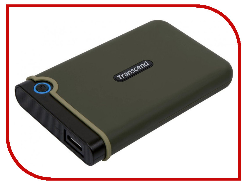 

Жесткий диск Transcend StoreJet 25M3G Slim 2Tb Military Green TS2TSJ25M3G, 25M3G