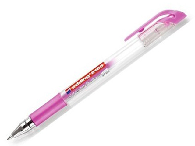 

Ручка гелевая Edding 2185 корпус Pink, стержень Pink 477771, 2185 477771