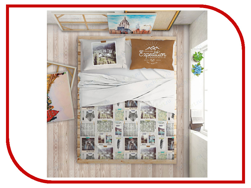 

Постельное белье LOVE ME Traveler Комплект Евро 703655