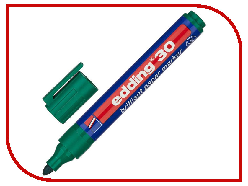 

Маркер Edding E-30/004 1.5-3mm Green 719309, 719309