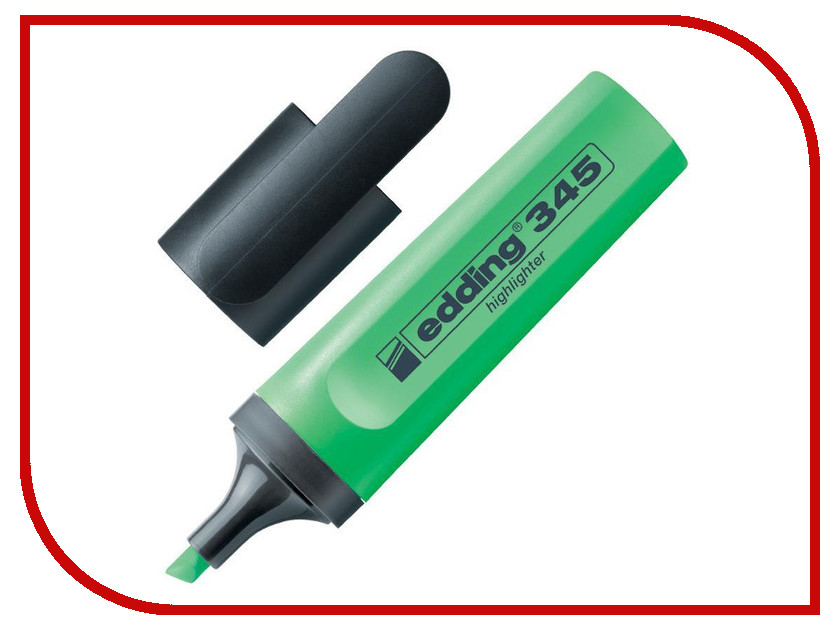 

Маркер Edding E-345/11 1-5mm Green 35729, 35729
