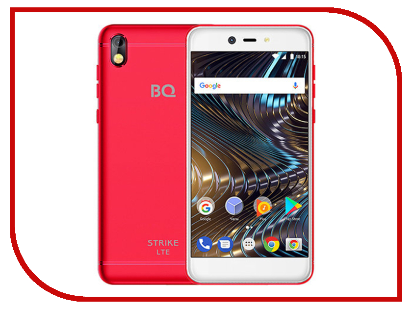 

Сотовый телефон BQ 5209L Strike LTE Red, BQ-5209L Strike LTE