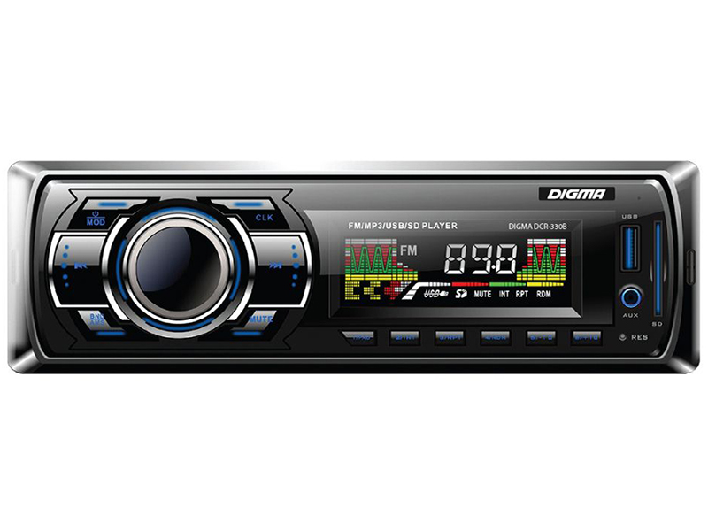 

Автомагнитола Digma DCR-330B, DCR-330B