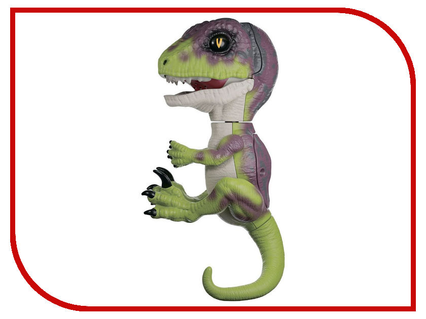 

Игрушка WowWee Fingerlings Динозавр Стелс Green-Violet 3782, Динозавр Стелс