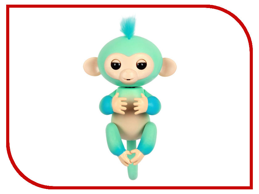 

Игрушка WowWee Fingerlings Обезьянка Эдди Blue 12 см 3724, Обезьянка Эдди