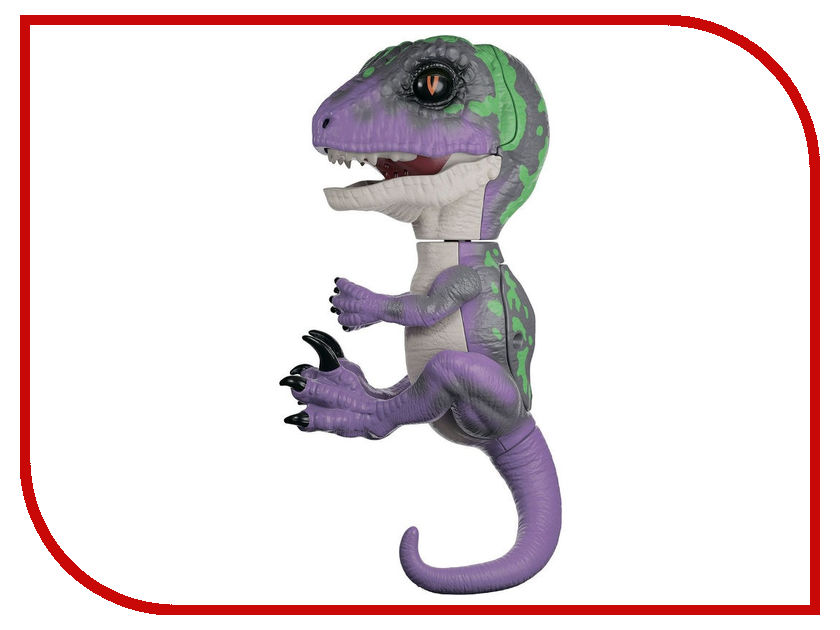 фото Игрушка WowWee Fingerlings Динозавр Рейзор Purple - Dark Green 3784
