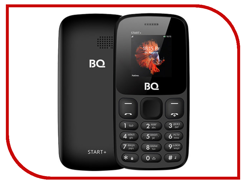 

Сотовый телефон BQ BQ-1414 Start+ Black, 1414 Start+