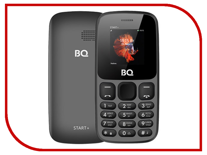 

Сотовый телефон BQ BQ-1414 Start+ Grey, 1414 Start+