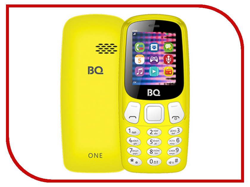 

Сотовый телефон BQ 1844 One Yellow, BQ-1844