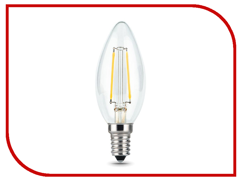 

Лампочка Gauss LED Filament E14 5W 4100К 1/20 103801205T 3шт, Filament