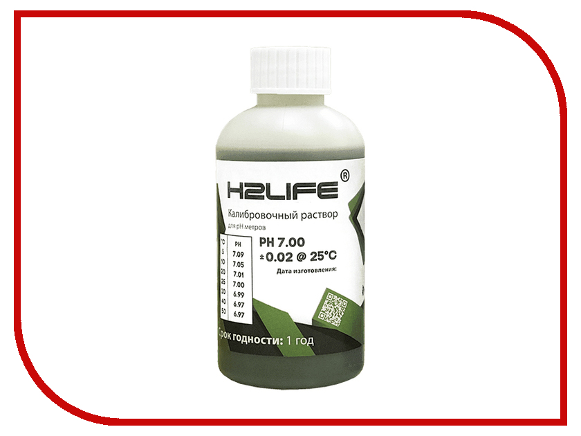 

Калибровочный раствор H2Life PH-7 250ml для электродов, PH-7