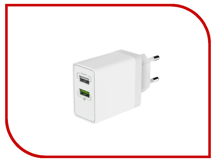 

Зарядное устройство Olmio 2xUSB Quick Charge 3.0 30W ПР038465, ПР038465