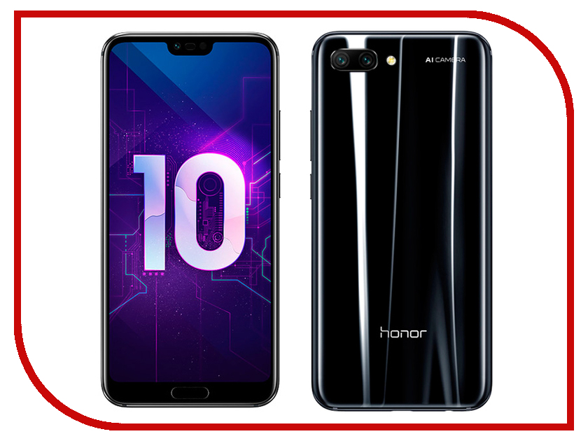 

Сотовый телефон Honor 10 4/128GB Black, 10