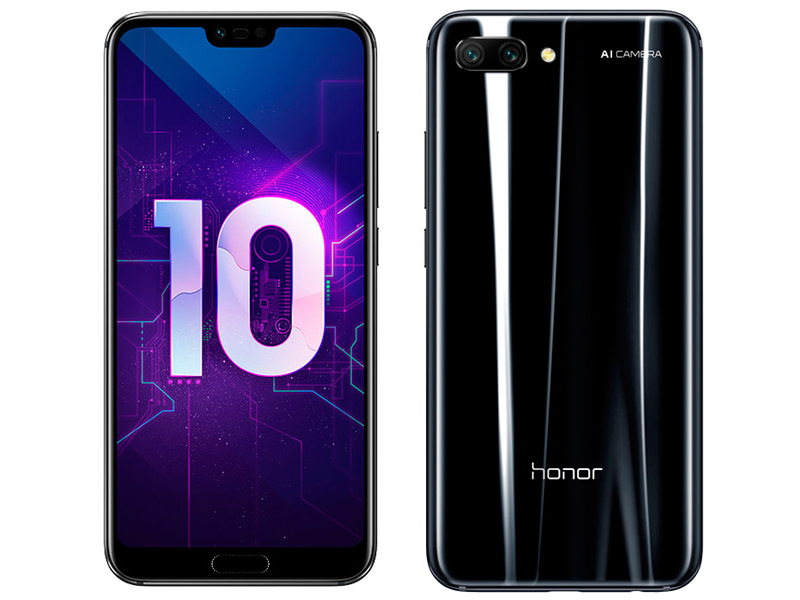 

Сотовый телефон Honor 10 64Gb Black, 10