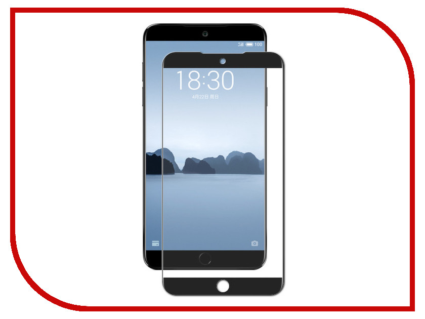 

Аксессуар Закаленное стекло для Meizu 15 DF Full Screen mzColor-20 Black, mzColor-20
