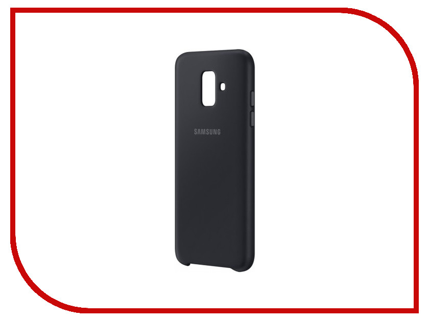

Аксессуар Чехол Samsung Galaxy A6 2018 Dual Layer Cover Black EF-PA600CBEGRU, Dual Layer Cover