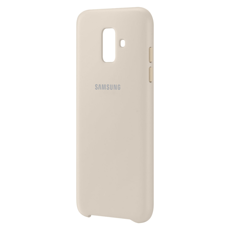 

Аксессуар Чехол Samsung Galaxy A6 2018 Dual Layer Cover Gold EF-PA600CFEGRU, Dual Layer Cover