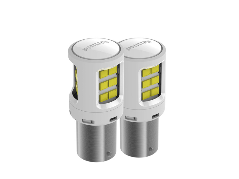 фото Лампа philips p21w 12v-24v-2w ba15s led white 11498ulwx2 (2 штуки)