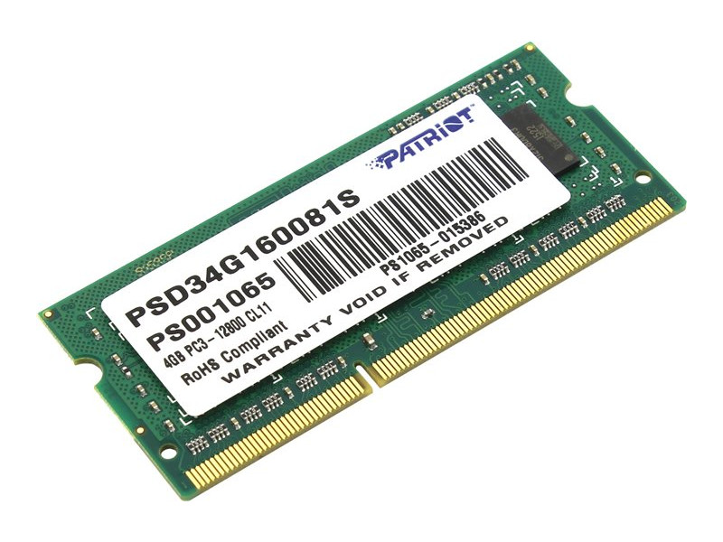 цена Модуль памяти Patriot Memory PSD34G160081S