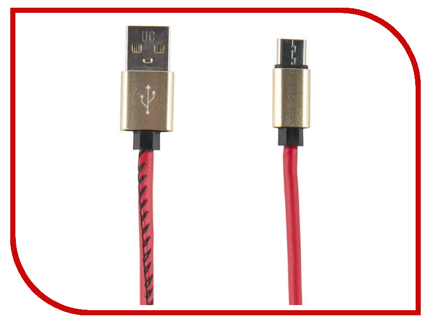 фото Аксессуар Red Line USB - Type-C 2m Red УТ000014168