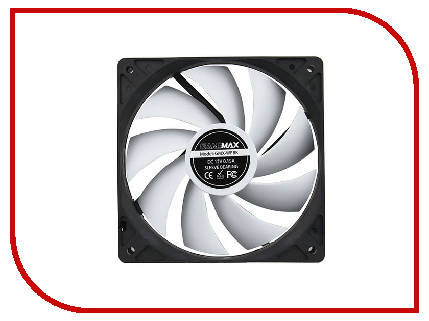 

Вентилятор GameMax GMX-WFBK 120mm, GMX-WFBK