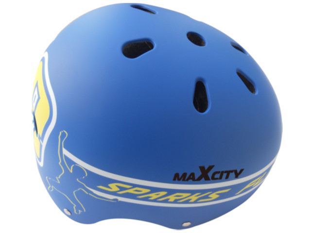 фото Шлем maxcity roller stike s light-blue