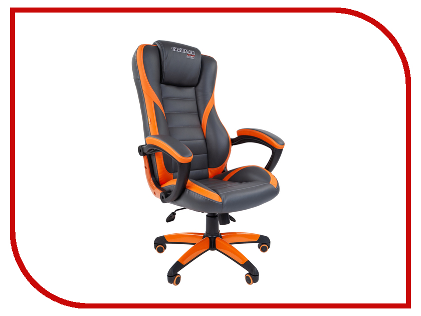 

Компьютерное кресло Chairman Game 22 Grey-Orange 00-07019435, Game 22