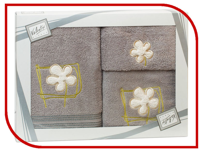 

Полотенце Valentini Flower 2 30x50/50x100/70x140cm 3шт 1127, Flower 2