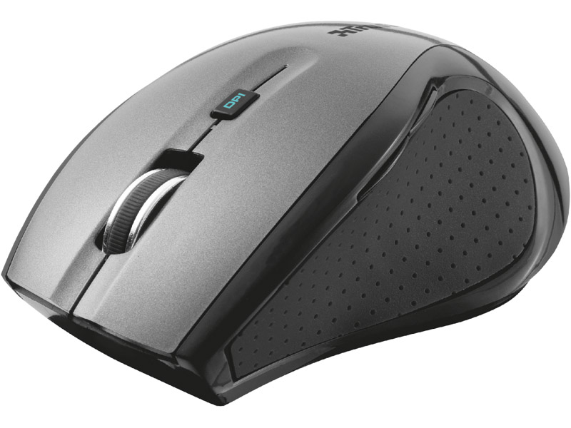 

Мышь Trust MaxTrack Wireless Mini Mouse Silver-Black 17177, 17177