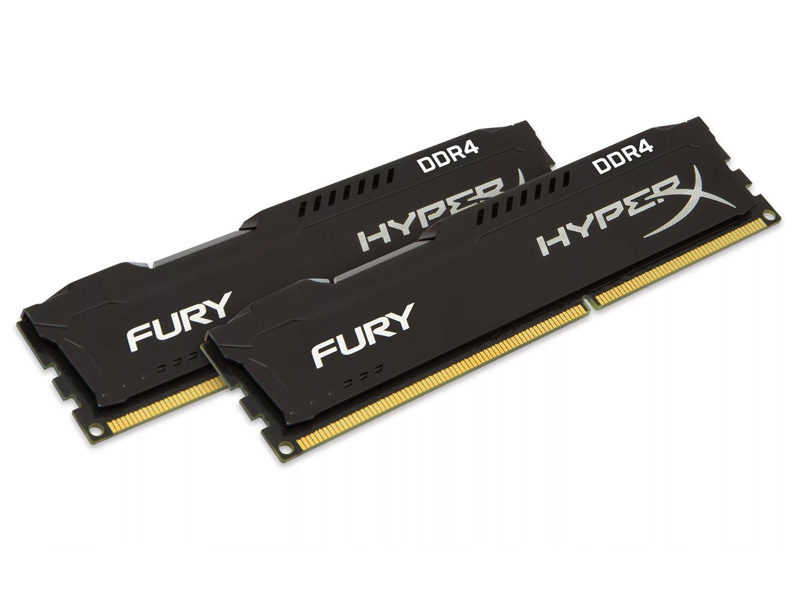 

Модуль памяти Kingston HyperX Fury Black DDR4 DIMM 3466MHz PC-27700 CL19 - 16Gb KIT (2X8Gb) HX434C19FB2K2/16, HX434C19FB2K2/16