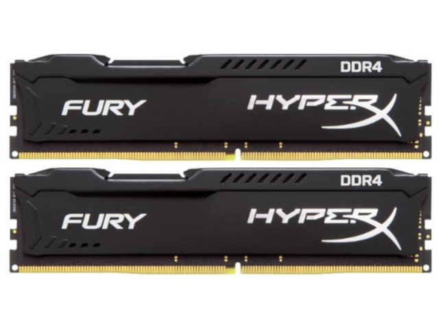 

Модуль памяти Kingston HyperX Fury Black DDR4 DIMM 3200MHz PC-25600 CL18 - 16Gb KIT (2X8Gb) HX432C18FB2K2/16, HX432C18FB2K2/16