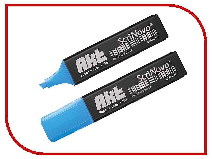 

Маркер Scrinova Akt 1-5mm Blue 735003, Akt