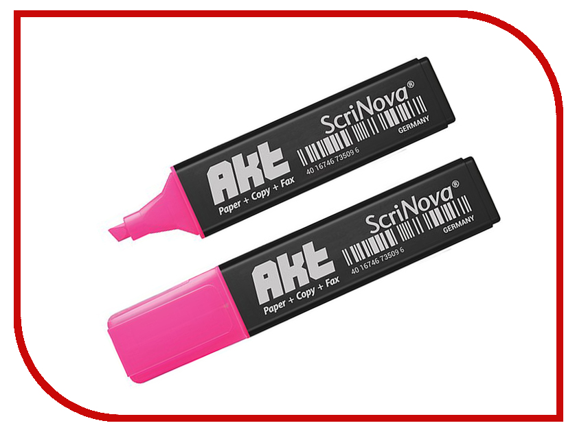 

Маркер Scrinova Akt 1-5mm Pink 735009, Akt