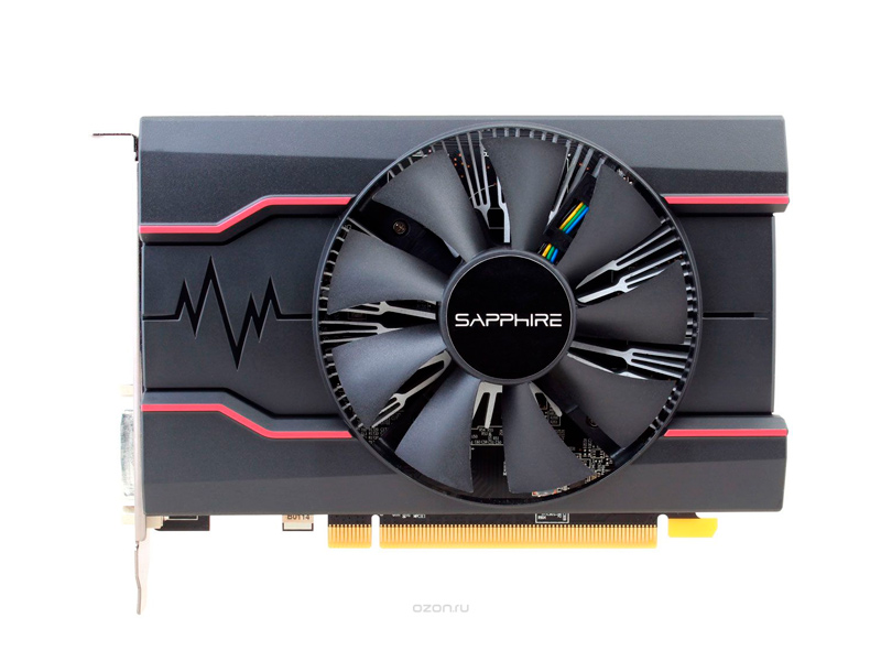 фото Видеокарта Sapphire Pulse Radeon RX 550 1206Mhz PCI-E 3.0 2048Mb 7000Mhz 128 bit DVI HDMI HDCP RX 550 2G OC 11268-03-20G