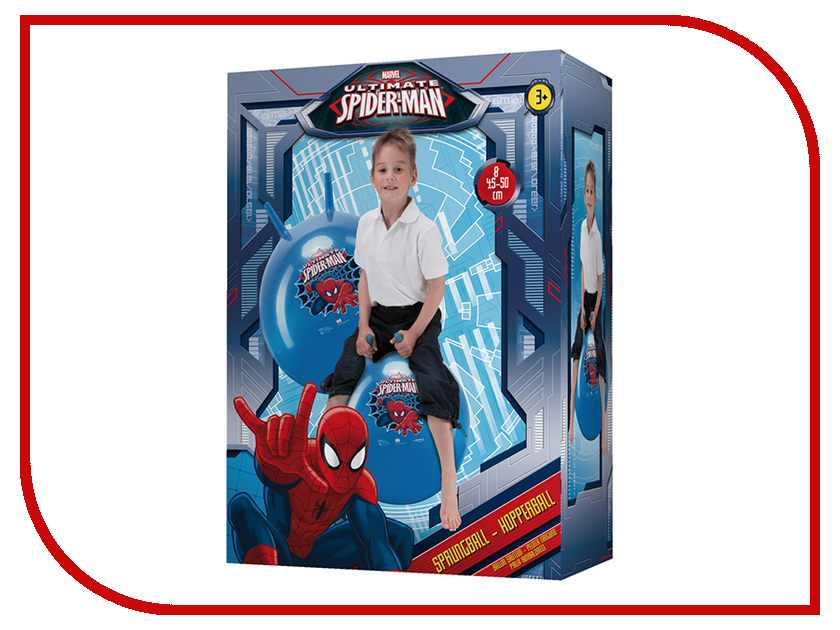 

Мяч-попрыгун John Spider-Man 45-50cm 59549, Spider-Man