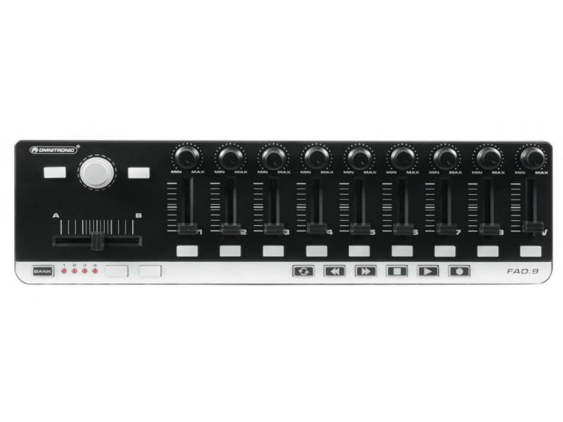

MIDI-контроллер Omnitronic FAD-9, FAD-9