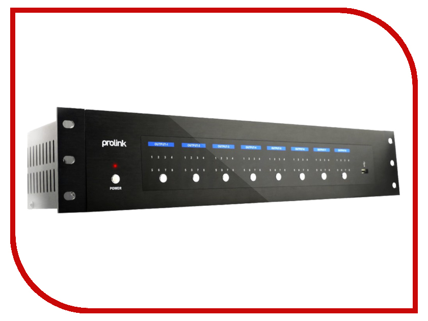 

Сплиттер Prolink 8HDMIx8HDMI 3840P 3D 4K HM880RA, HM880RA