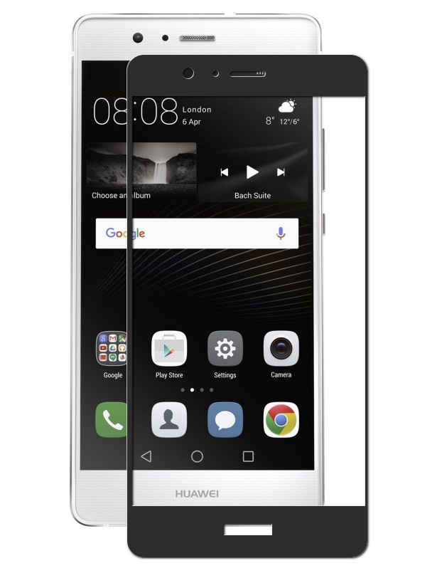 

Аксессуар Защитное стекло Innovation для Huawei P9 Lite 2D Black 11129, 11129