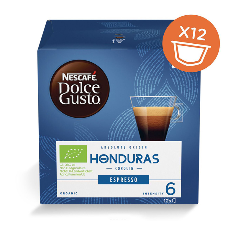 

Капсулы Nescafe Espresso Honduras 12шт стандарта Dolce Gusto 12355991, Espresso Honduras