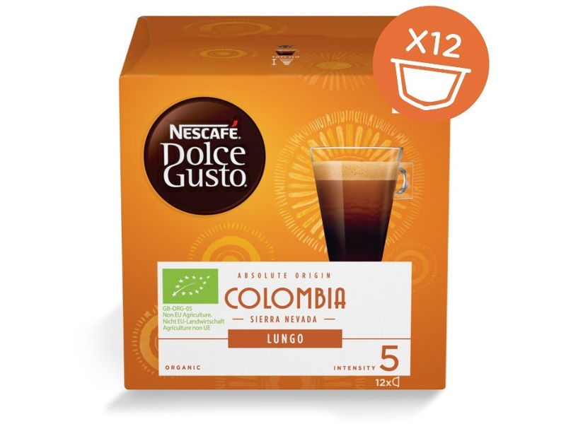 Капсулы Nescafe Lungo Colombia 12шт стандарта Dolce Gusto 12355980