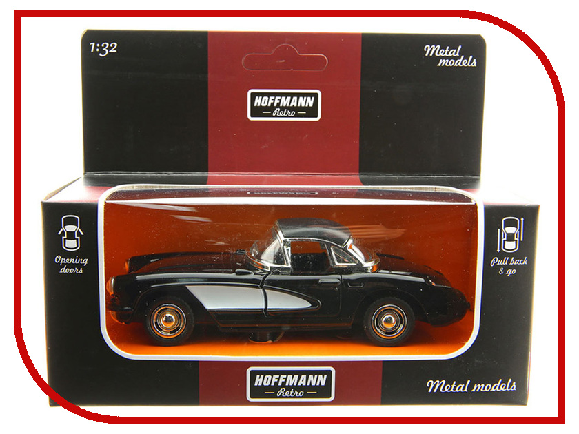 

Игрушка Hoffmann Retro Sport 1:32 Black 61229, 61229