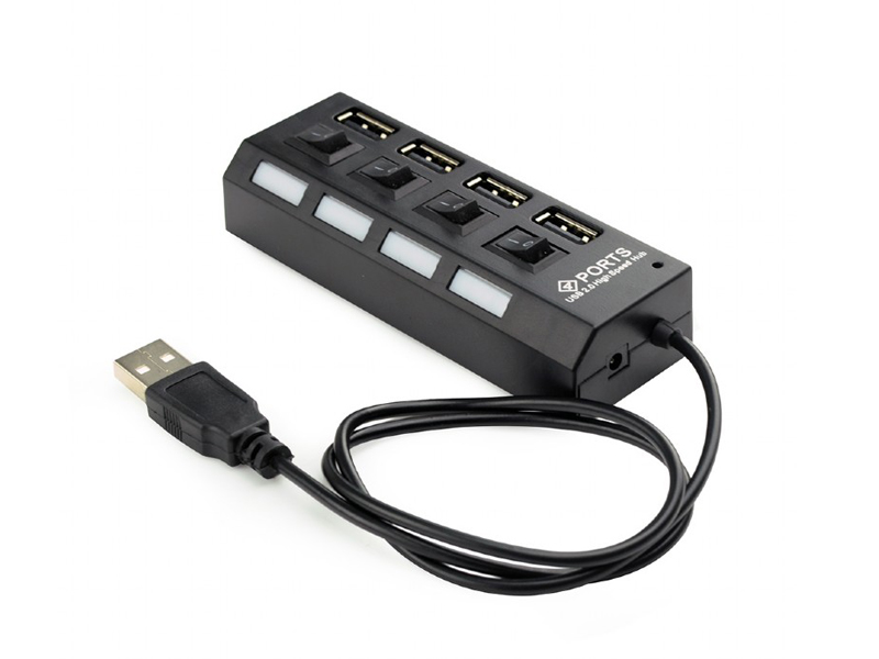 

Хаб USB Gembird 4xUSB 2.0 UHB-U2P4-02, UHB-U2P4-02